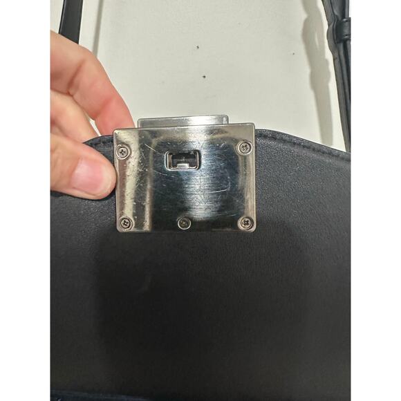 TUMI Mariella Collection Thalia Satchel In Black Calf Leather - Picture 11 of 13